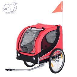 Conveniente Pet Travel Acessórios, Trailer bicicleta dobrável para cães e gatos, Ciclismo ao ar livre Trailer - Image 1