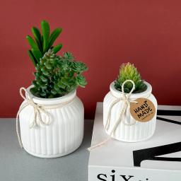 Round Stripe Silicone Flowerpot, DIY Cimento Concreto Gesso, Caixa De Armazenamento, Jarra De Vela, Molde De Fundição, UV Epóxi Resina Artesanato Moldes - Image 5