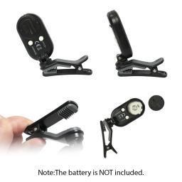 Afinador de guitarra com tela lcd e clip, acessórios portáteis para guitarra cromática, baixo, violino, cavaquinho - Image 5