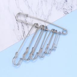 Alfinetes De Segurança De Prata, Agulhas De Aço Inoxidável, Grande Alfinete De Segurança, Artesanato Diy, Ferramentas De Costura, Jóias, Acessórios De Vestuário - Image 3