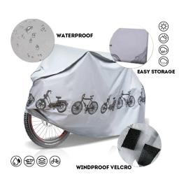 Bicicleta capa de chuva pára-sol ao ar livre indoor proteção uv mtb capa caso para bicicleta mtb estrada scooter ciclismo acessórios - Image 2