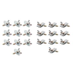 Gaiola De Pássaro Encaixe De Parafusos Kits De Porca, Parafusos De Metal, Kits De Montagem, Bird Stand, Plataforma Exercício, M5 x 30, 10 Pcs - Image 2