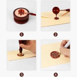 Cera De Vedação Para Selos, Decoração De Envelope DIY, Convite De Casamento E Aniversário, 200PCs - Image 3