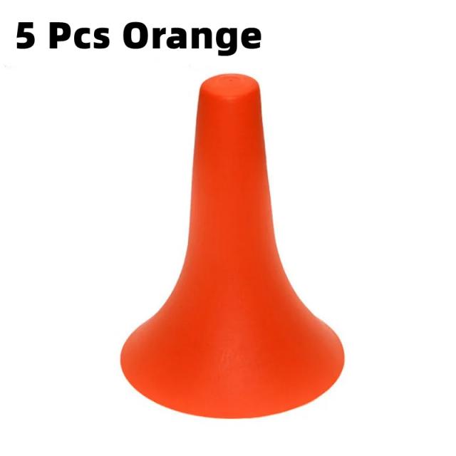 Cones de Treinamento Duráveis e Flexíveis para Agility e Speed Grab - Pacote com 5 Unidades de 23cm para Futebol e Basquete