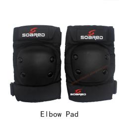 Profissional Engrossar Joelho Guarda, Protetor de Cotovelo, Preto Brace Pad, Ski Snowboard, Patinação, S, M, L, 2pcs - Image 4