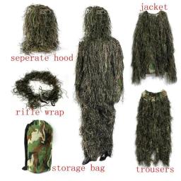 Ghillie Suit para caça, camuflagem florestal, floresta 3D, ternos táticos, sniper, airsoft roupas militares, traje ao ar livre - Image 4