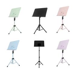 Dobrável altura ajustável suporte de partitura, leve música titular, titular música portátil, Dropship - Image 1
