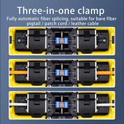 A-87S splicer de fusão de fibra óptica conjunto completo máquina de derretimento quente totalmente automático splicer de fusão cabo de fibra óptica tronco fio jumper - Image 6