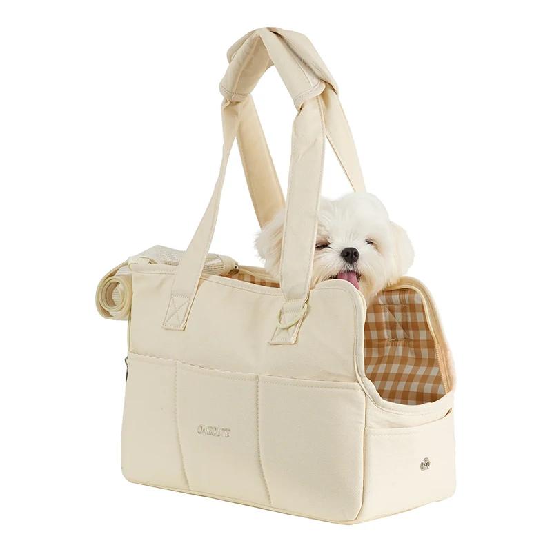 Animais de estimação saem e embalam filhotes sacos portáteis de um ombro adequados para gatos e cães pequenos, para transportar ao ar livre do que o urso - Image 1