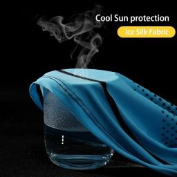 2 Pcs/Set Sun Proteção UV Luvas Longas Protetor de Mão Capa Braço Mangas De Seda De Gelo Ao Ar Livre Braço Cool Sport Ciclismo - Image 3