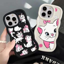 Disney marie gato caso de telefone para iphone 11 pro 16 15 14 13 12 7 8 plus 15 16 14 13 12 pro max xs max macio tpu caso - Image 3