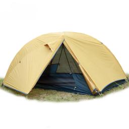 Barraca de acampamento ao ar livre ultra leve, Nylon, Silicone tecido revestido, mochila de viagem impermeável, 2 pessoas, 20D, 1,47 kg, 4 estações - Image 1