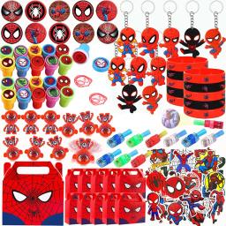 Super-herói Spiderman Birthday Party Favors, tapa Pulseira, Pulseiras Adesivos, Goodie Sacos para Crianças, Pinata Enchimentos Suprimentos - Image 1