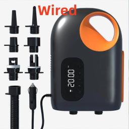 Inflador de ar elétrico portátil, inflável DC Sup bomba, surf paddle board, barco, caiaque, deflatável, 20 PSI - Image 6