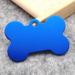Clássico osso Dog ID Tag, personalizado Anti-Lost placa de identificação personalizada, Cat Collar Pet Pendant, colar de corrente, atacado, 20pcs - Image 3