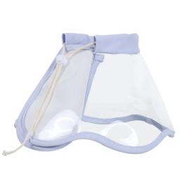 Colar transparente da forma do cone gatos da higiene prática do colar da recuperação gatos para ajudar na recuperação a - Image 1