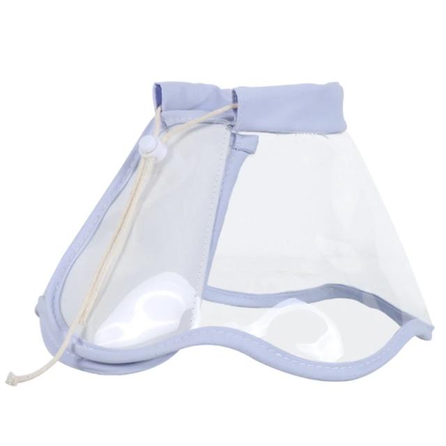 Colar Cone Transparente para Gatos - Higiene e Recuperação Prática