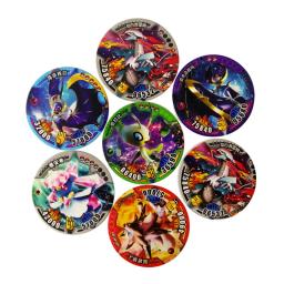 Pokemon Cards for Kids, Round Tazos Cards, Pikachu Game Collection, Paper Repeat, Cartões Chineses, Cartões Falsos, Crianças Falsas, Presente de Aniversário do Menino, 200PCs - Image 6