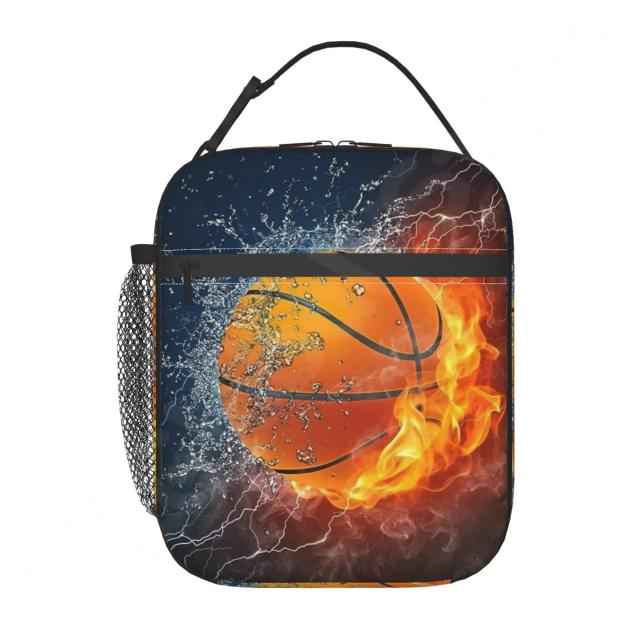 Lancheira Esportiva de Basquete: Mini Refrigerador Térmico Portátil Ideal para Volta às Aulas
