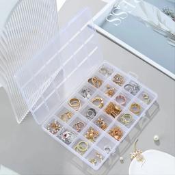 Organizador De Plástico Transparente Para Armazenamento De Jóias, DIY Artesanato Recipiente, Equipamento De Pesca, Forma E Arte, Atacado - Image 4