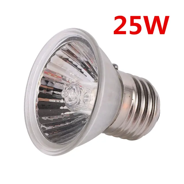 Lâmpada Uva + Uvb 3.0 para Répteis - Controle de Temperatura, Aquecimento e Potências de 25/50/75W