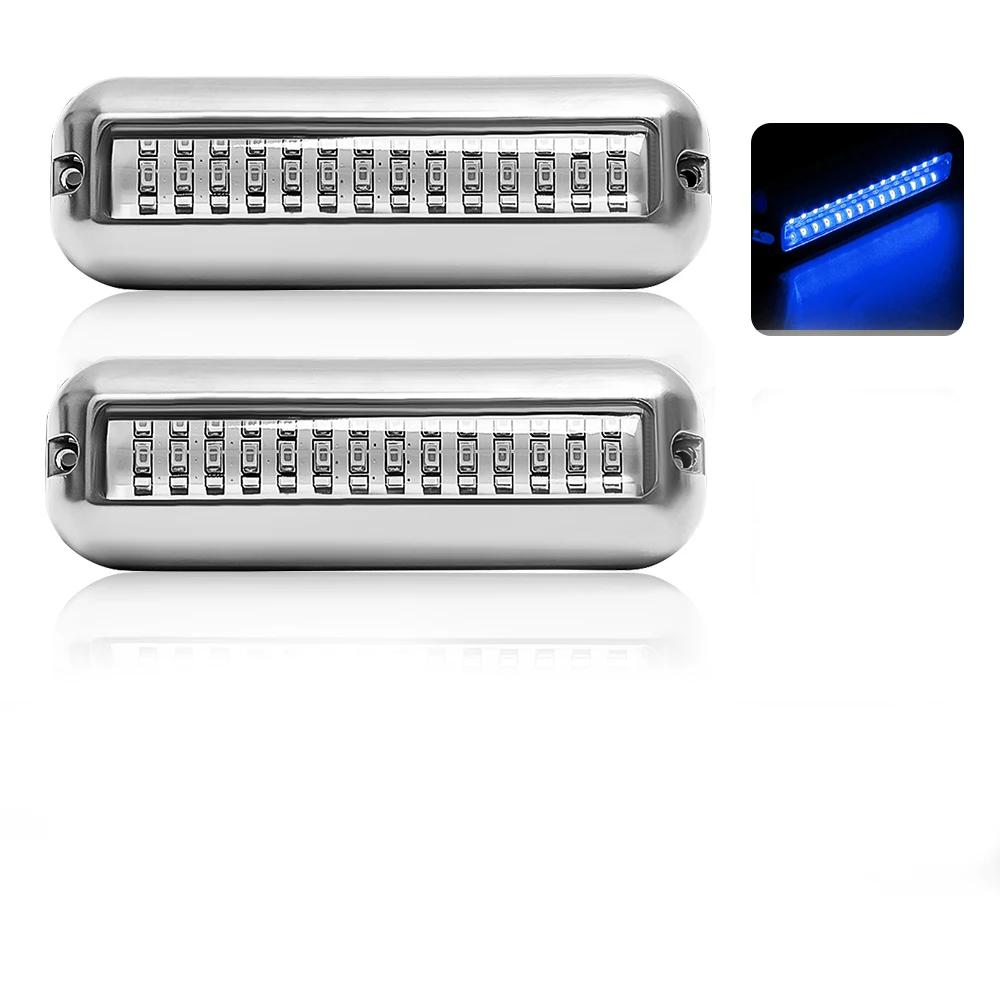 Luz de navegação subaquática para o barco, lâmpada de âncora popa, luzes de sinalização de barco marinho, 42 LED, 5 "Yacht, 2pcs - Image 1