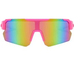 Windproof e Dustproof ciclismo óculos de sol para homens e mulheres, rosa montanhismo óculos, colorido, UV, ao ar livre - Image 2