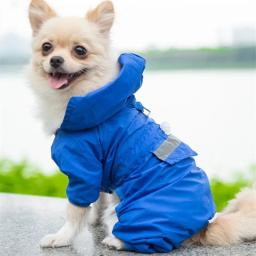 Impermeável reflexivo com capuz para cães e gatos, Casaco impermeável, Roupa ao ar livre, Pet Shop, Puppy Rainwear - Image 2