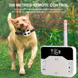 Cerca eletrônica sem fio para animais, Controle remoto recarregável, IP65 impermeável, Resistente ao desgaste, Colar de treinamento - Image 4