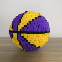 Mini Conjunto de Blocos de Construção de Futebol e Basquete, Brinquedos Criativos Montados, Presente Ideal para Fãs de Esportes - Image 2