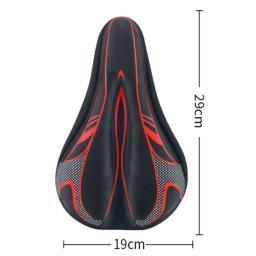 Capa de assento da bicicleta sela tapete macio engrossado 3d esponja polímero respirável mountain bike assento acessórios - Image 2