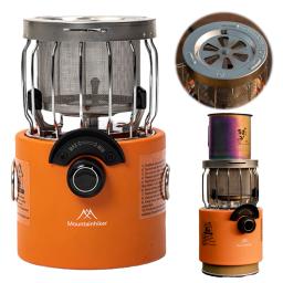 Camping Assar Fogão, Fogão Exterior Ajustável, Mão Aquecedor, Aquecedor de Tenda, Pesca no Gelo, Caminhadas, 2 em 1, Inverno - Image 1