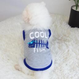 Regata para cães pequenos, Pet Vest com impressão de letras, Roupa fina para atividades ao ar livre, Verão, engraçado - Image 5