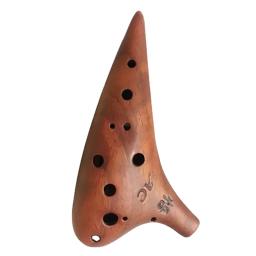 Ocarina em madeira maciça para crianças, instrumentos musicais raros, triplo, lenda luxuosa, acessórios profissionais, ofertas, 12 furos - Image 2
