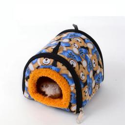 NOVO Hamster Quente Algodão Ninho Abrigo Casa Pequenos Animais Suprimentos Para Coelho Ouriço Guiné Porco Esquilo Chinchilla - Image 6