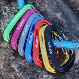 Escalada Carabiner para Camping Ao Ar Livre, Marca Aviação, Alumínio, Montanhismo Buckle, Camping Acessórios, 12KN - Image 1