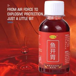 Peixe forte Atrativo para a pesca selvagem, 100ml isca líquida com aminoácido, fragrância de sangue, acessórios de pesca, 1 parte - Image 4