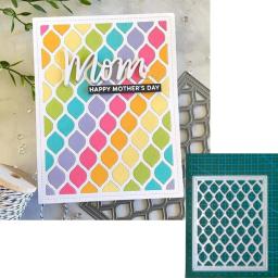 Corte de metal morre para papel Scrapbooking, gravação estêncil, modelo em relevo, artesanato faca, soco de lâmina, quadro fundo - Image 2