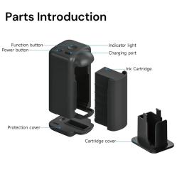 EVEBOT PRINTIND Impressora jato de tinta industrial portátil portátil Bluetooth sem fio inteligente Mini impressora de tinta de secagem rápida (tinta permanente) - Image 4