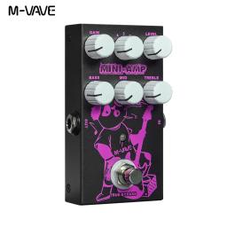 M-VAVE MINI AMP Pedal de efeitos de guitarra elétrica Amplificadores de efeito analógico True Bypass Pedal Acessórios de guitarra elétrica Peças - Image 2