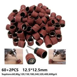 Lixamento com Mandril de Borracha, Kit de Bateria, Acessórios Rotativos, Ferramenta Abrasiva, 60-600 Grit, 2 ", 2Pcs, 60 Pcs - Image 4