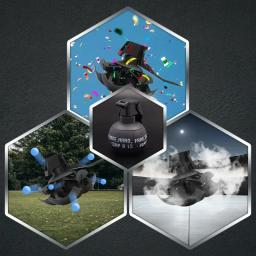 Granada de fumaça tática para airsoft paintball jogo, modelo gbb, explosão m67, fumaça e água, 3 peças, novo - Image 5