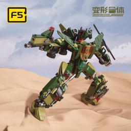 Blocos de Construção de Aviões da Cidade, Conjunto de Brinquedos Montados Tanque Infantil, Carro de Mísseis, Série F5, 6 em 1 - Image 2