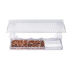 Alimentadores de pássaros para visualização de janela transparente para o exterior Aperto de sucção aprimorado Pássaro selvagem assistindo gatos Alimentador Birdhouse - Image 2