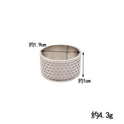 1pc retro dedo protetor dedal anel handworking ajustável ponto cruz dedal agulhas do agregado familiar diy artesanato ferramentas de costura - Image 6
