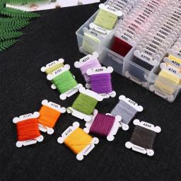 Linha de bordado para máquina de costura, fio para bricolage, uso para Hilos Para Bordar Box, 120 cores, 80 cores - Image 3