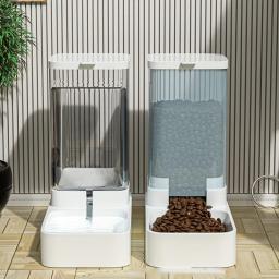 Alimentador automático de água para animais de estimação, adequado para consumo diário, consumo de gatos pequenos e médios, 2,1 kg, 3.8L - Image 1