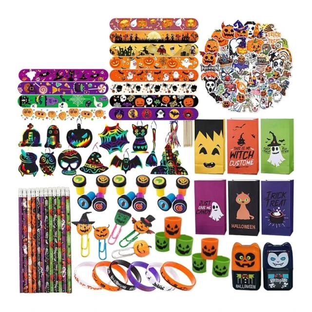Brinquedos Criativos para Lembrancinhas de Halloween: Conjunto Diversificado para Crianças