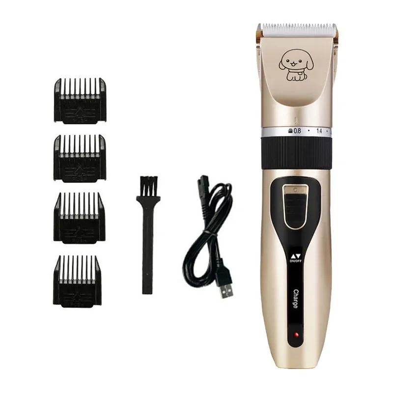 Profissional Clipper cabelo elétrico para animais de estimação, Dog Grooming Trimmer, USB recarregável Shaver, Low Decibel Haircut Machine - Image 1