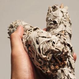 Pacote de sábio branco incenso, purificação doméstica, folha pura, meditação, limpeza doméstica, queima, aromaterapia, varas de manchas - Image 2